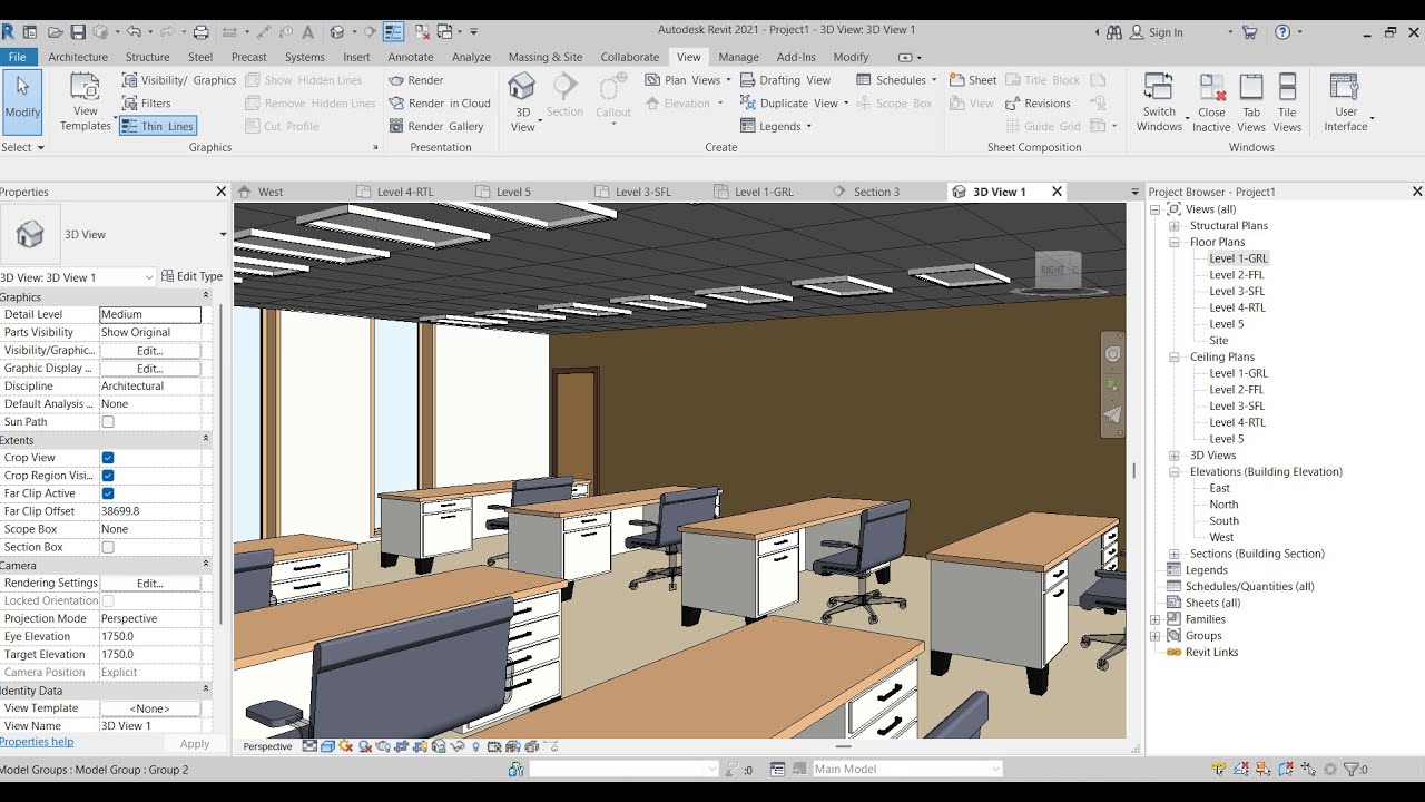 Создание нового проекта Revit — Часть 3