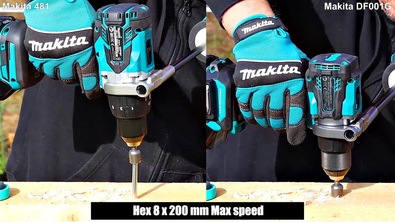 Makita DDF481 LXT 18V VS Makita DF001G XGT 40V