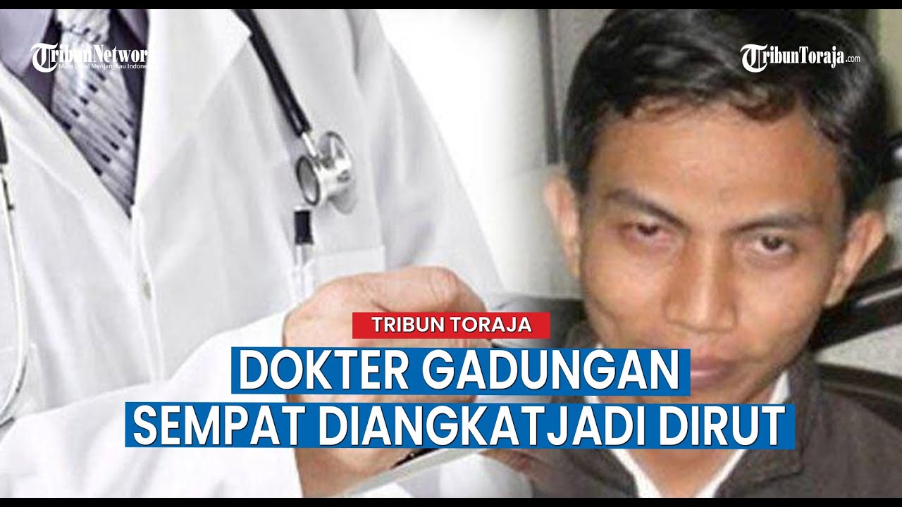 Kiprah Susanto Dokter Gadungan Beraksi di Berbagai Kota Sempat Diangkat Jadi Dirut!