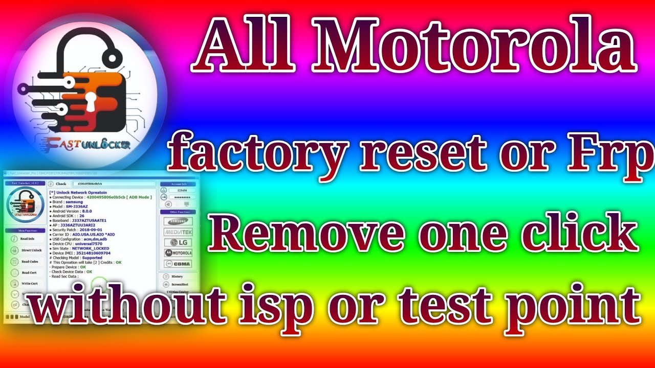 All Moto factrory reset or Frp remove Android 14,15,16 with one click || Fastboot Mode🙋Frp Done ⭐