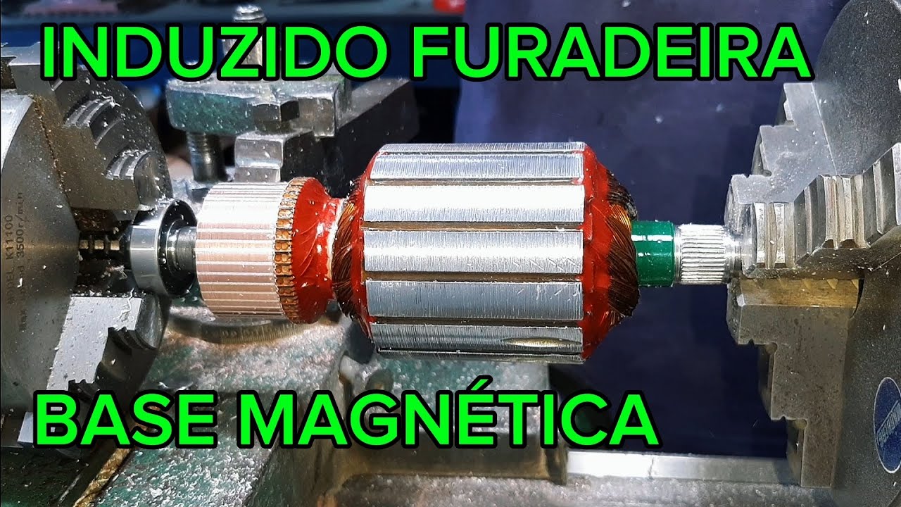 COMO REBOBINAR INDUZIDO FURADEIRA BASE MAGNÉTICA | MERUCH INDUZIDOS