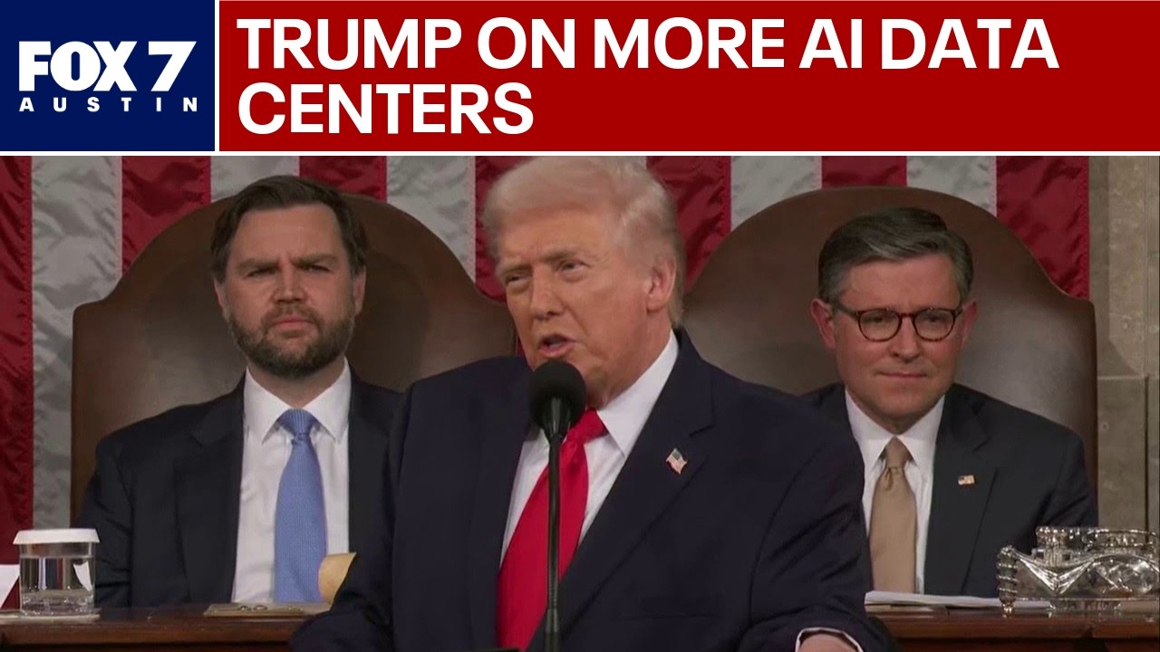 Trump talks lowered prescription drug costs, AI centers