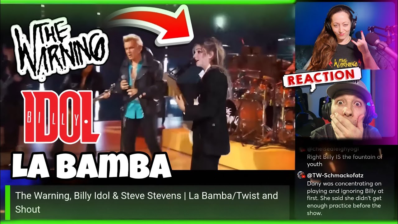 The Warning, Billy Idol & Steve Stevens | La Bamba/Twist and Shout [РЕАКЦИЯ]
