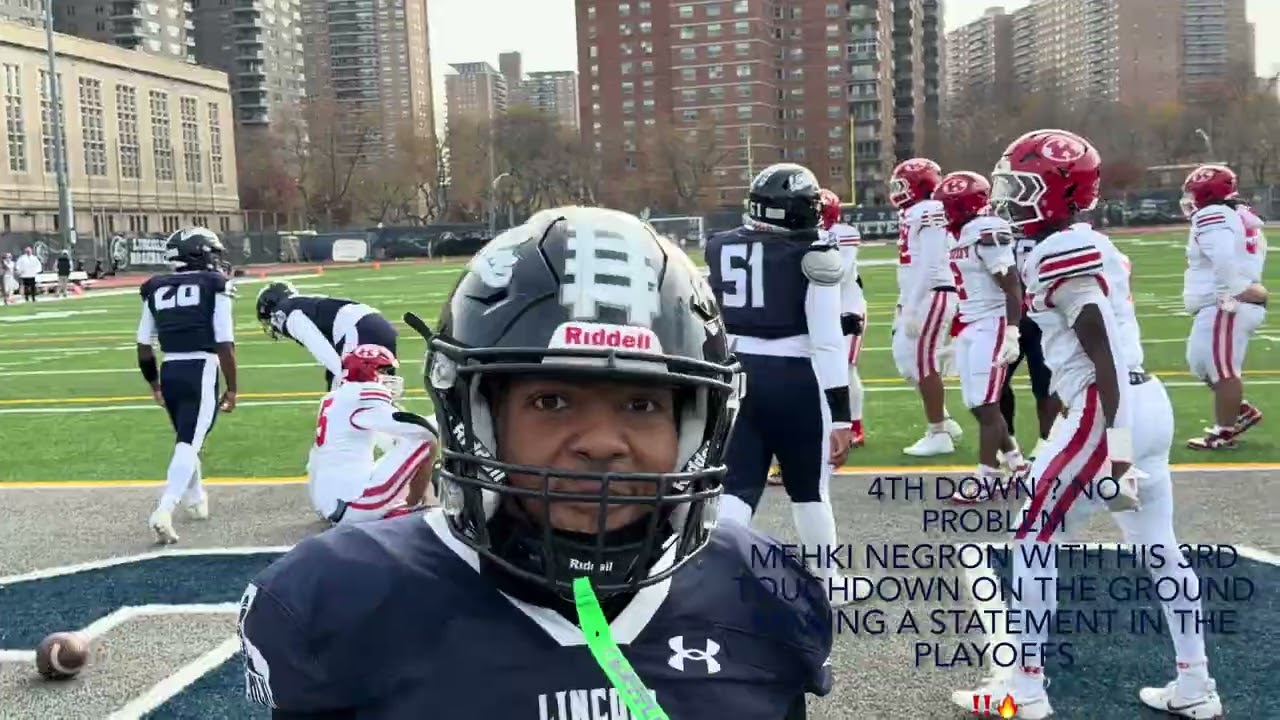 Psal 4A Football Playoff Clash Between Abraham Lincoln Vs John F Kennedy Lincoln got the W 51-36 🍿📺 