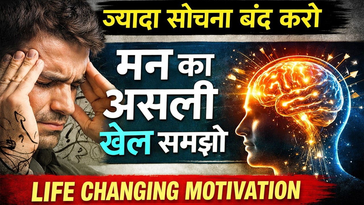 ज्यादा सोचना बंद करो | मन का असली खेल समझो💯💯 #motivation #inspiration #buddha #viral #videos