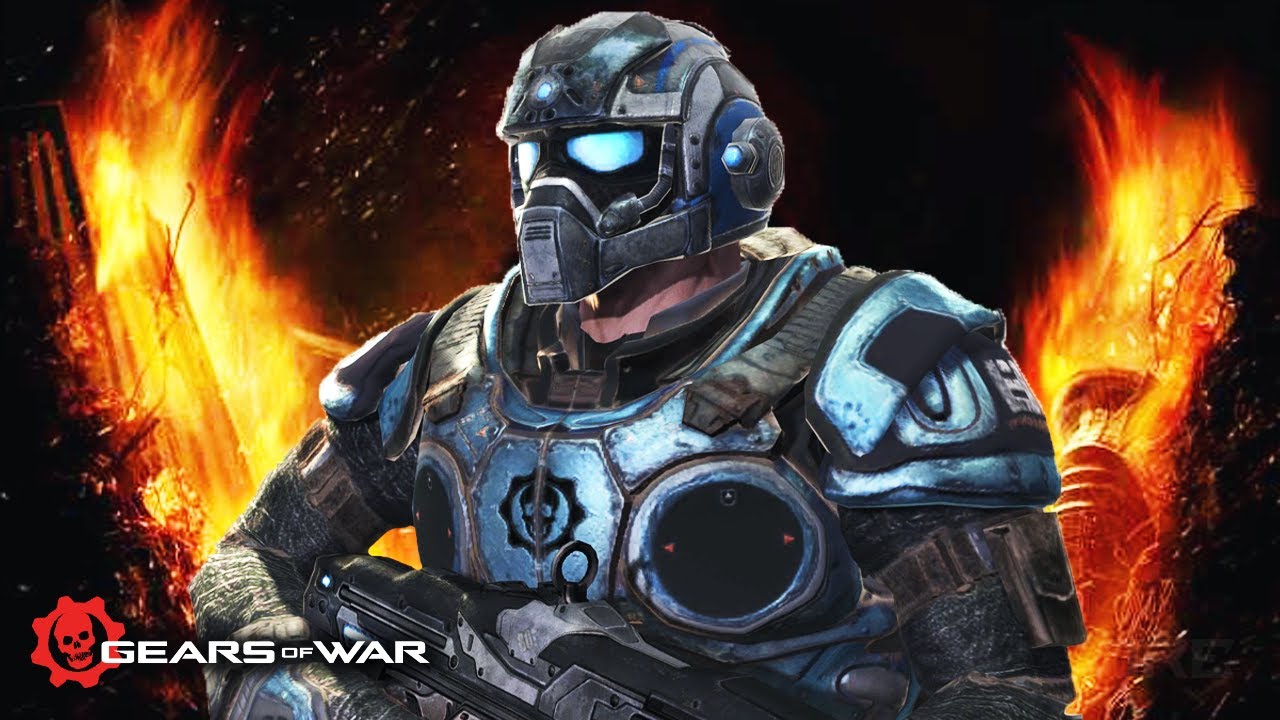 Playing GEARS OF WAR 1 on XBOX 360 in 2020
