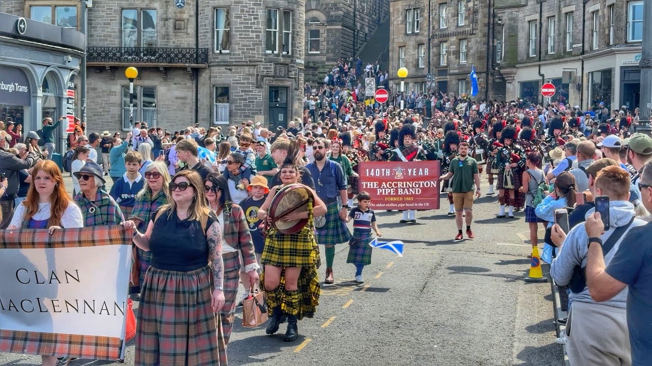 Edinburgh Tartan Parade, Scotland May 10th 2025
