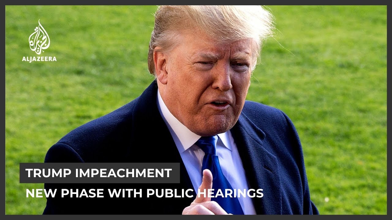 Trump impeachment inquiry to enter new phase with public hearings