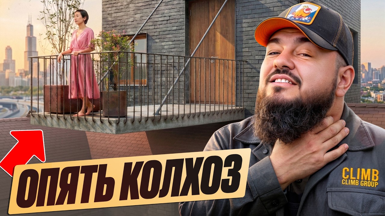 Опять колхоз! Почему в России не любят открытые балконы, как в Европе
