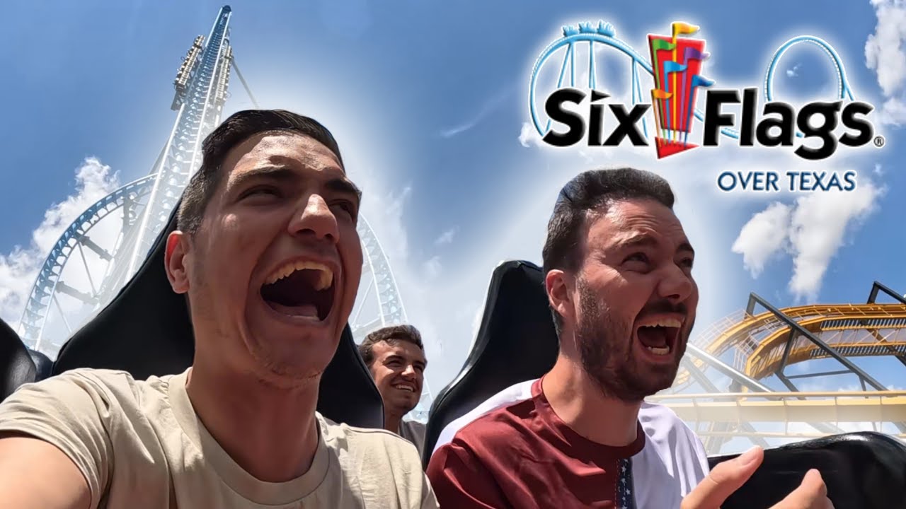 SIXFLAGS OVER TEXAS VLOG - PRETPARK IN DE BLOEDHITTE (42 °C) | MR. FREEZE WAS INSANE!