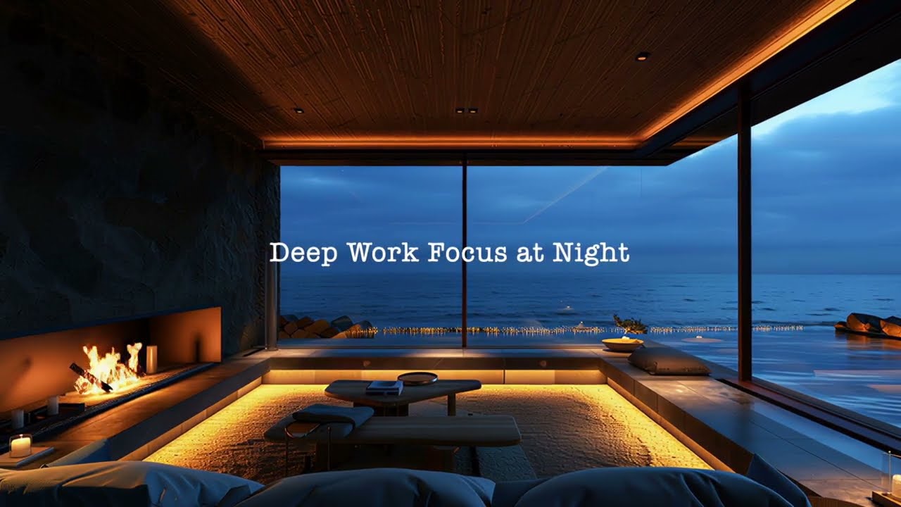 Deep Work Focus at Night — Calm Ambient Music for Study