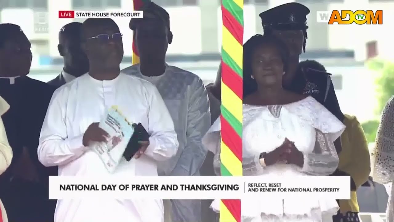 Francis Amoh's Performance at the NATIONAL DAY OF PRAYER AND THANKSGIVING