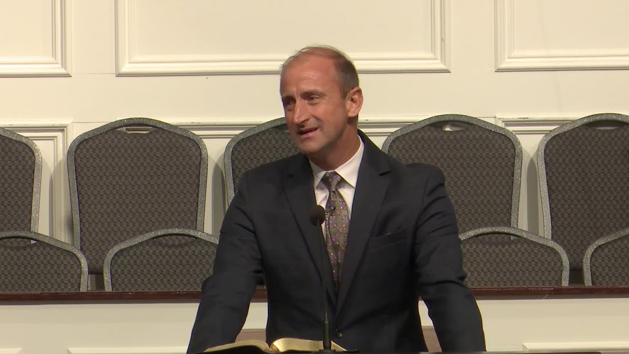 Bro. Tim Trieber preaching 