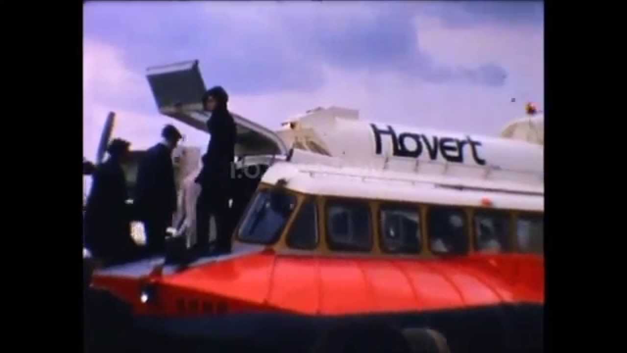 📽 hovercraft trip including rare internal cockpit shots - 1970 - ryde - isle of wight