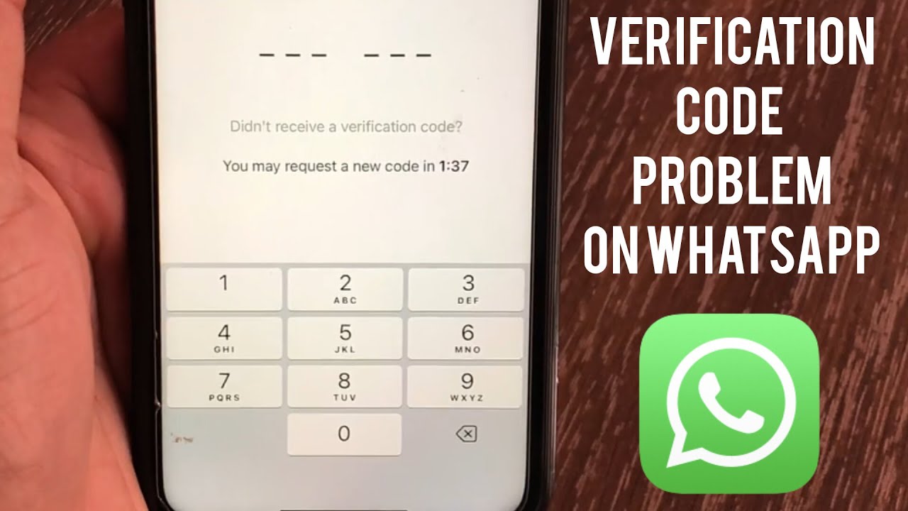 Код подтверждения WhatsApp не получен iPhone