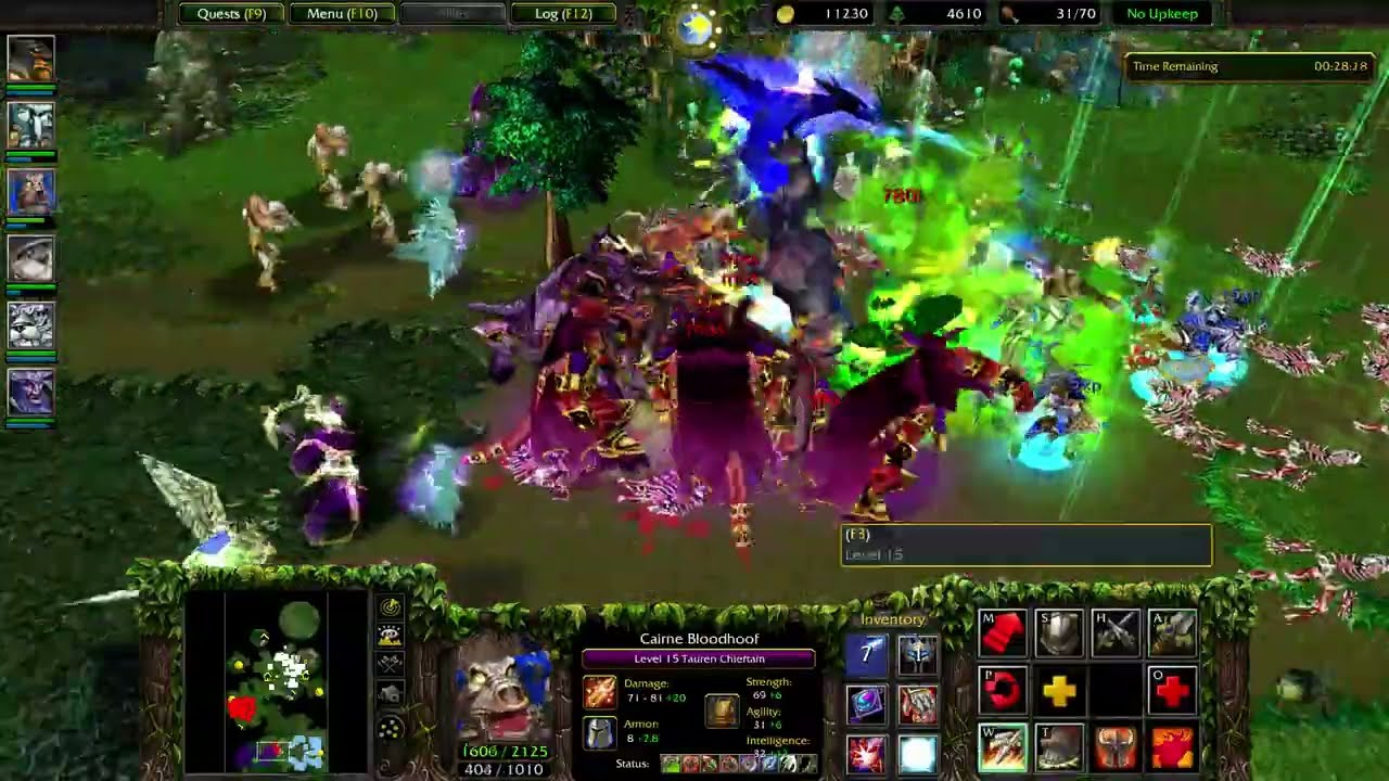 Warcraft III What if Rexxar, Rokhan, Cairne & Chen Joined Battle for Mount Hyjal (雷克萨四人组参加海加尔战役)