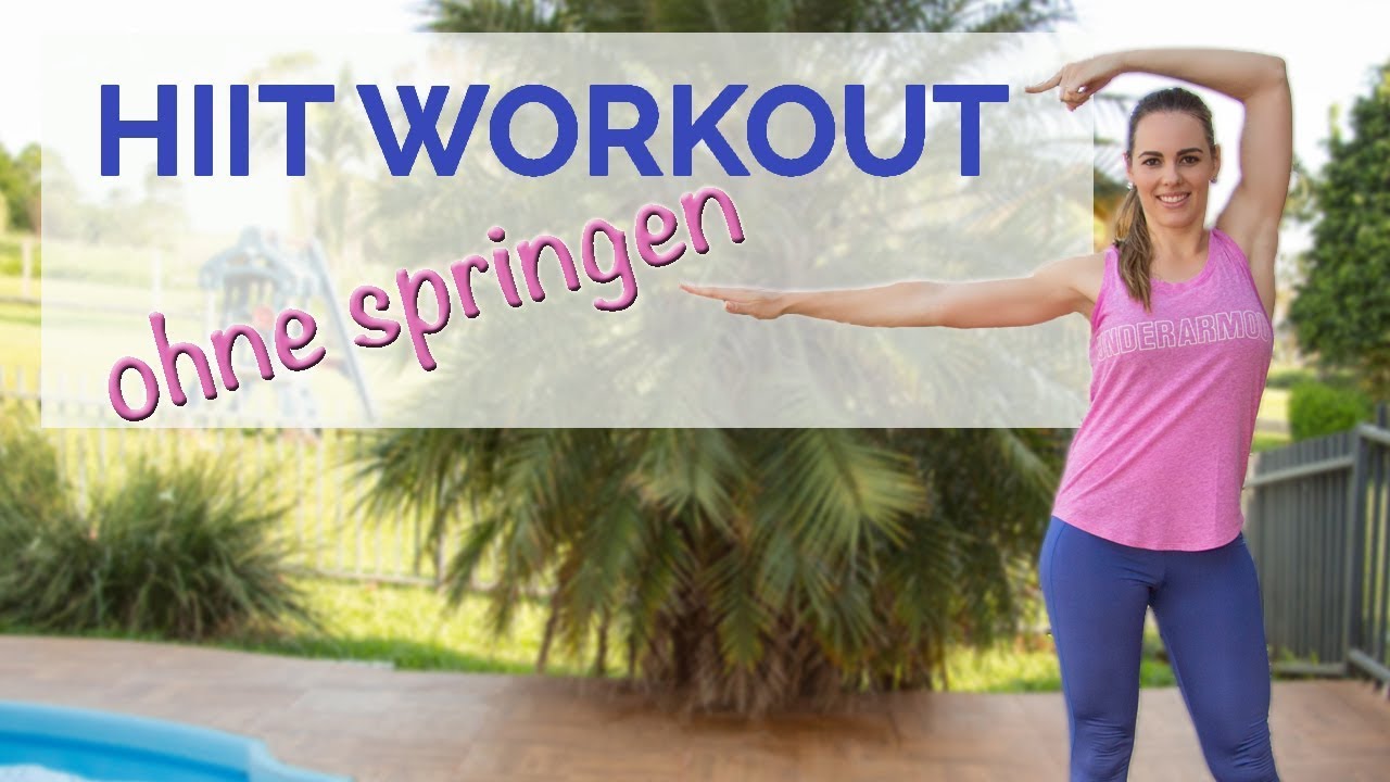 HIIT Workout für Zuhause - ohne Springen - Fatburner ohne Geräte