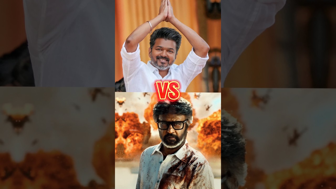 Rajinikanth Vs Thalapathy Vijay 👑🚀🌟 Comparison 🗿#rajinikanth #vijay #thalapathyvijay #superstar #vs