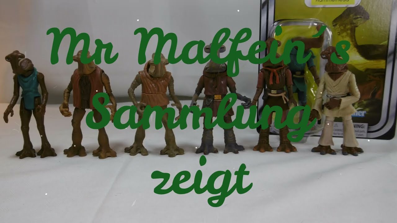Star Wars - Vergleichsvideo aller Momaw Nadon Figuren (3.75inch) - 1978 bis 2025
