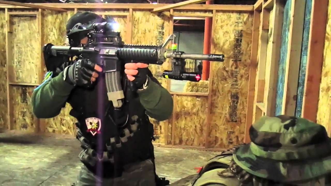 CQB CITY AIRSOFT ACTION January 15th 2011 (UTG Trishot Shotgun WE G36 GBB)