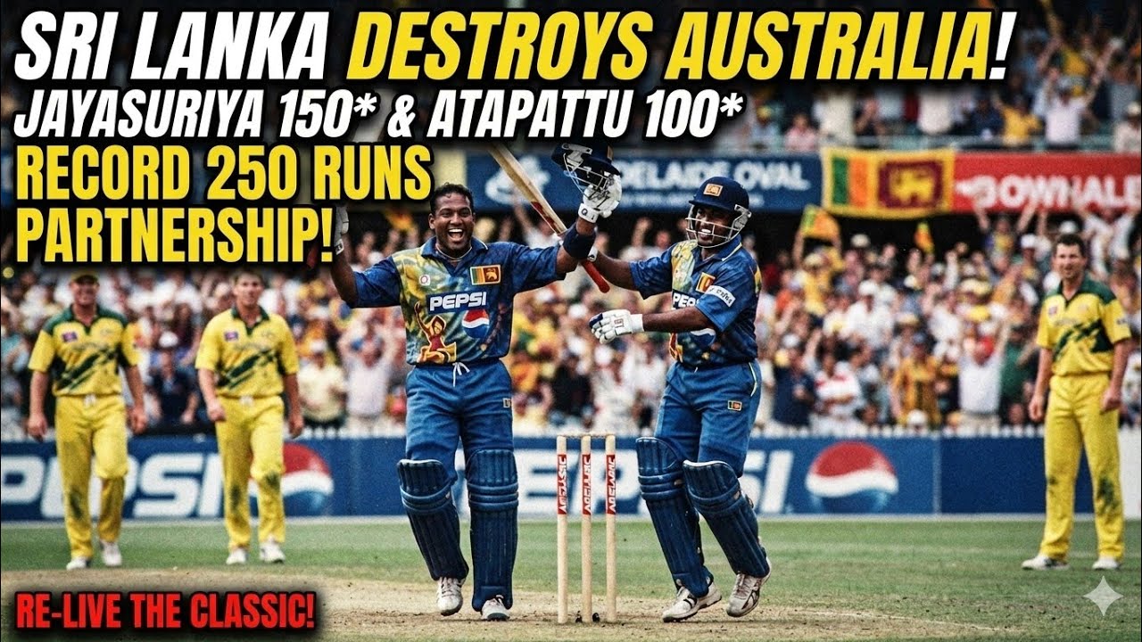 4k Jayasuriya best innings of his career destroyed aussies