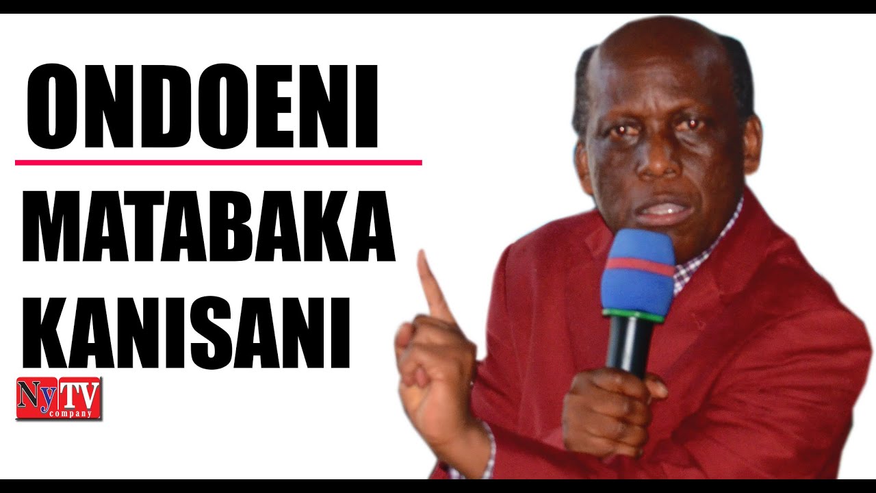 ONDOENI MATABAKA  MAKANISANI;REV MOSES MAGEMBE