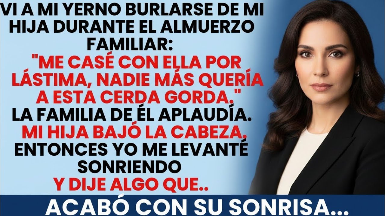 “Mi Yerno Humilló a Mi Hija en Público… La Familia Aplaudía Hasta Que Me Levanté”#novela #suspenso 