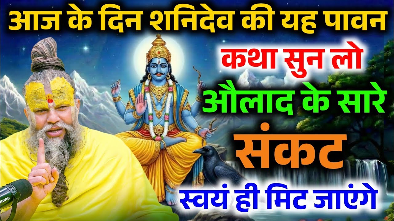 शनिदेव की यह पावन कथा सुन लो, औलाद के सारे संकट स्वयं मिट जाएंगे ! Premanand Ji Maharaj