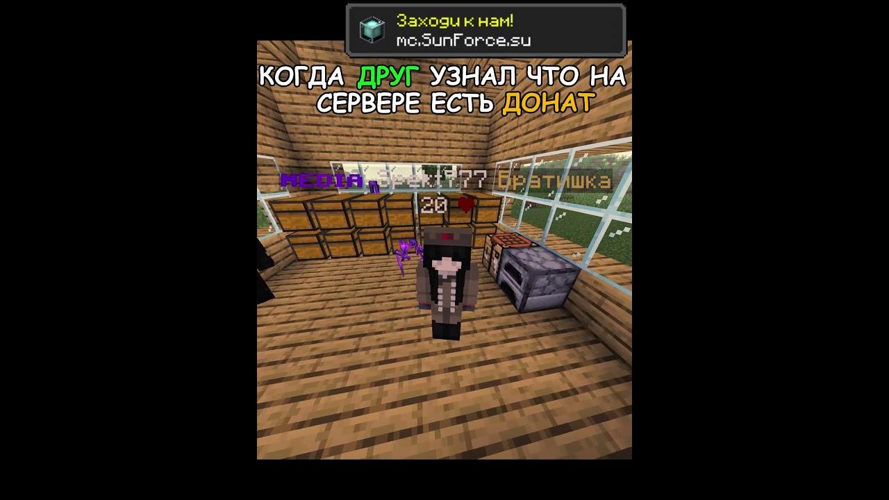 ДРУН ПЕРЕБОРЩИЛ...🌟 | Сервер: mc.SunForce.su #funtime  #minecraft #майнкрафт #butihavenochoice