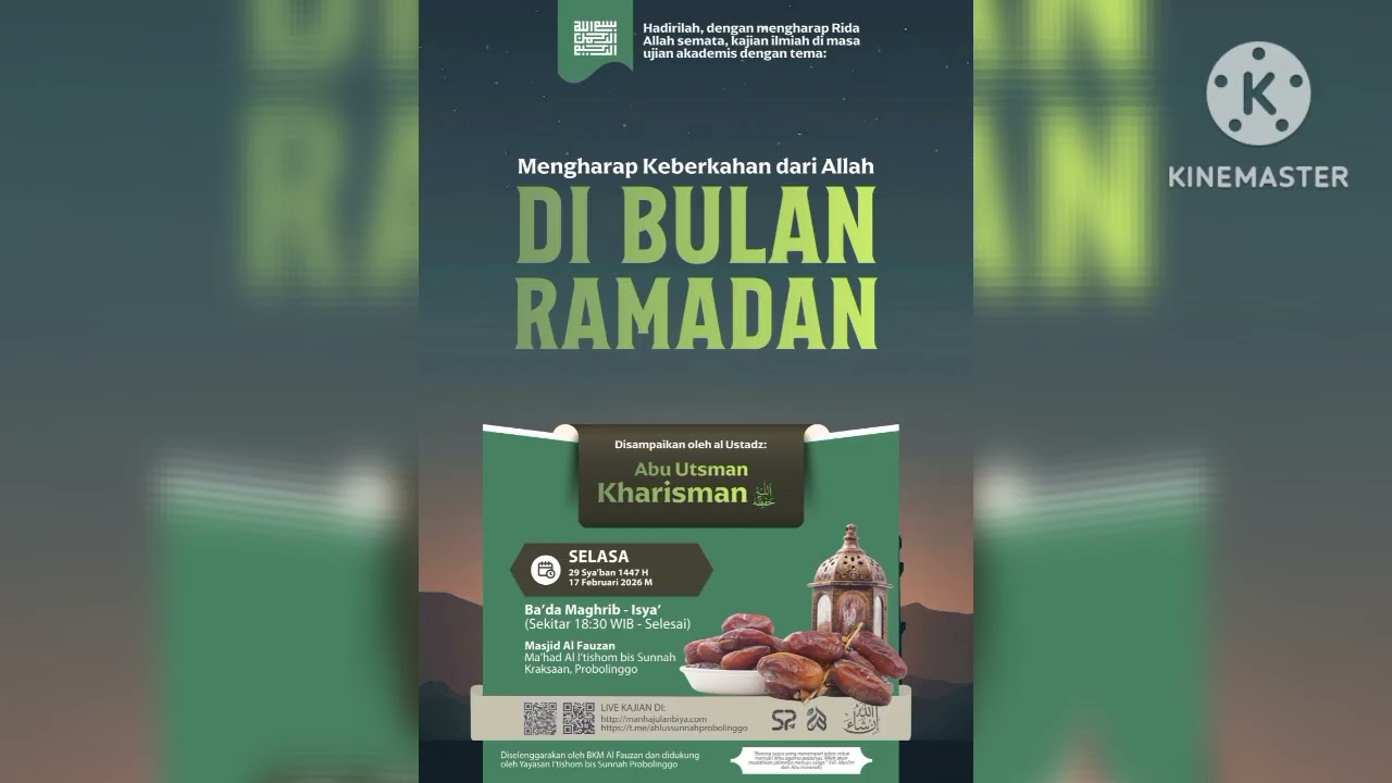 MENGHARAP KEBERKAHAN DARI ALLAH DI BULAN RAMADAN