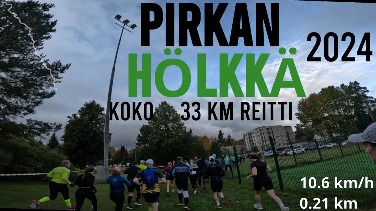 Pirkan Hölkkä 2024 | 33 km koko reitti | 