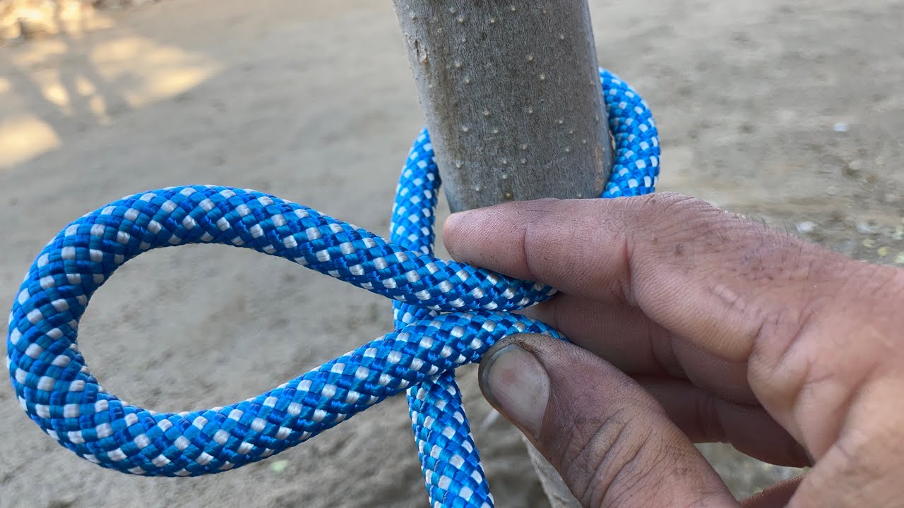 learn three knots that is life saving and easily to tie -never slips