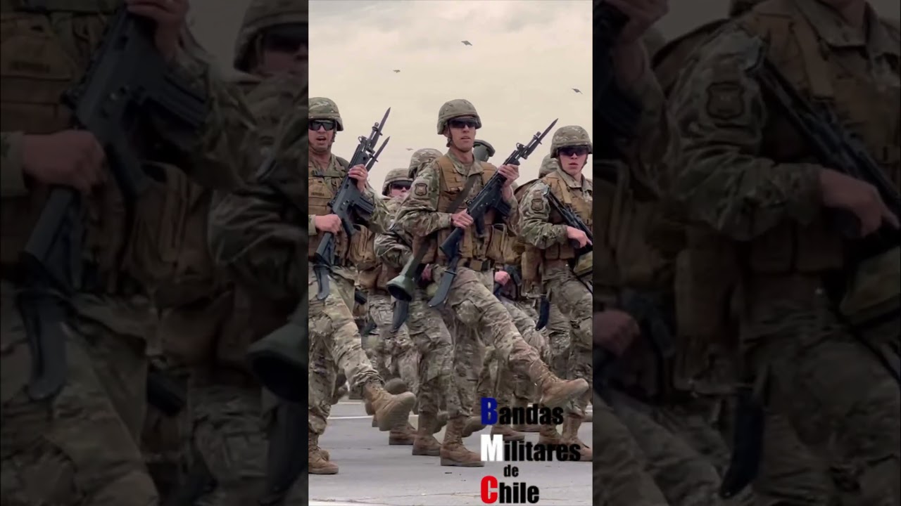 Parada Militar 2023: Batall&oacute;n II Divisi&oacute;n Motorizada del Ej&eacute;rcito de Chile