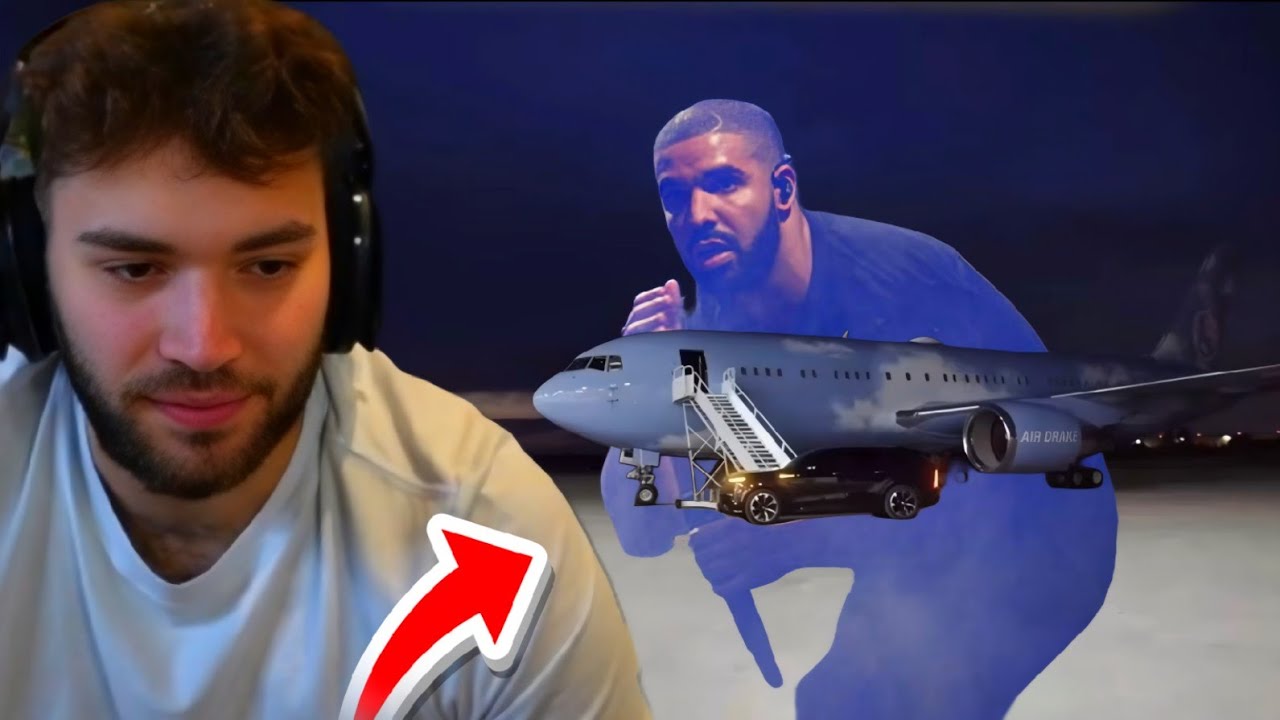 Adin Ross Reacts to Drake&rsquo;s $185M Private Jet &ldquo;Air Drake&rdquo; ✈️💰