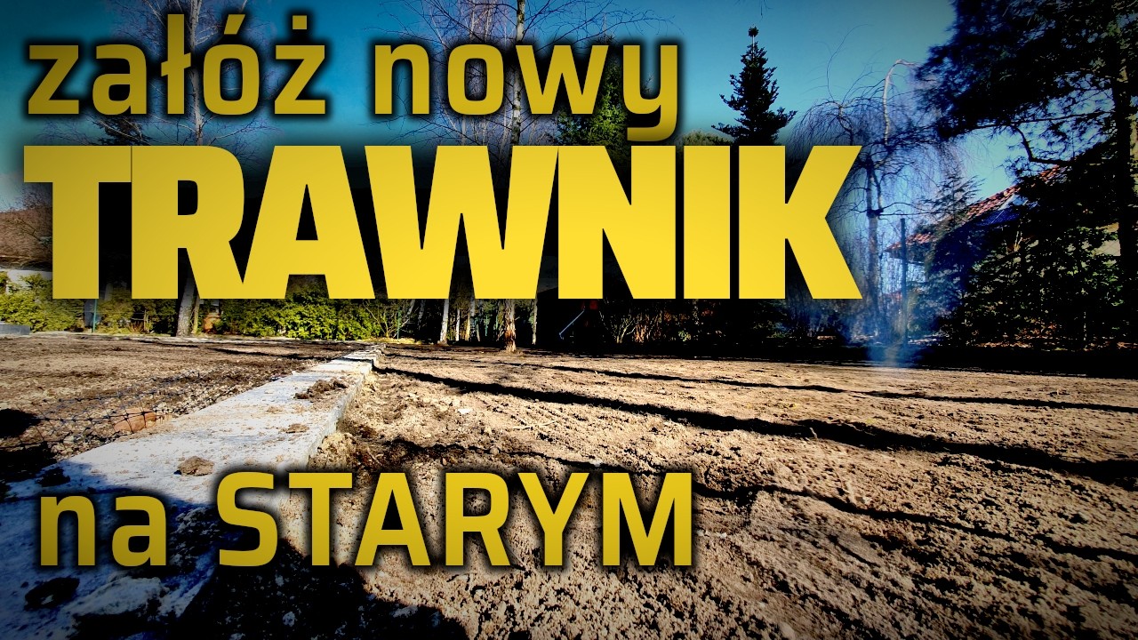 Nowy TRAWNIK na starym - czyli jak założyć nowy trawnik