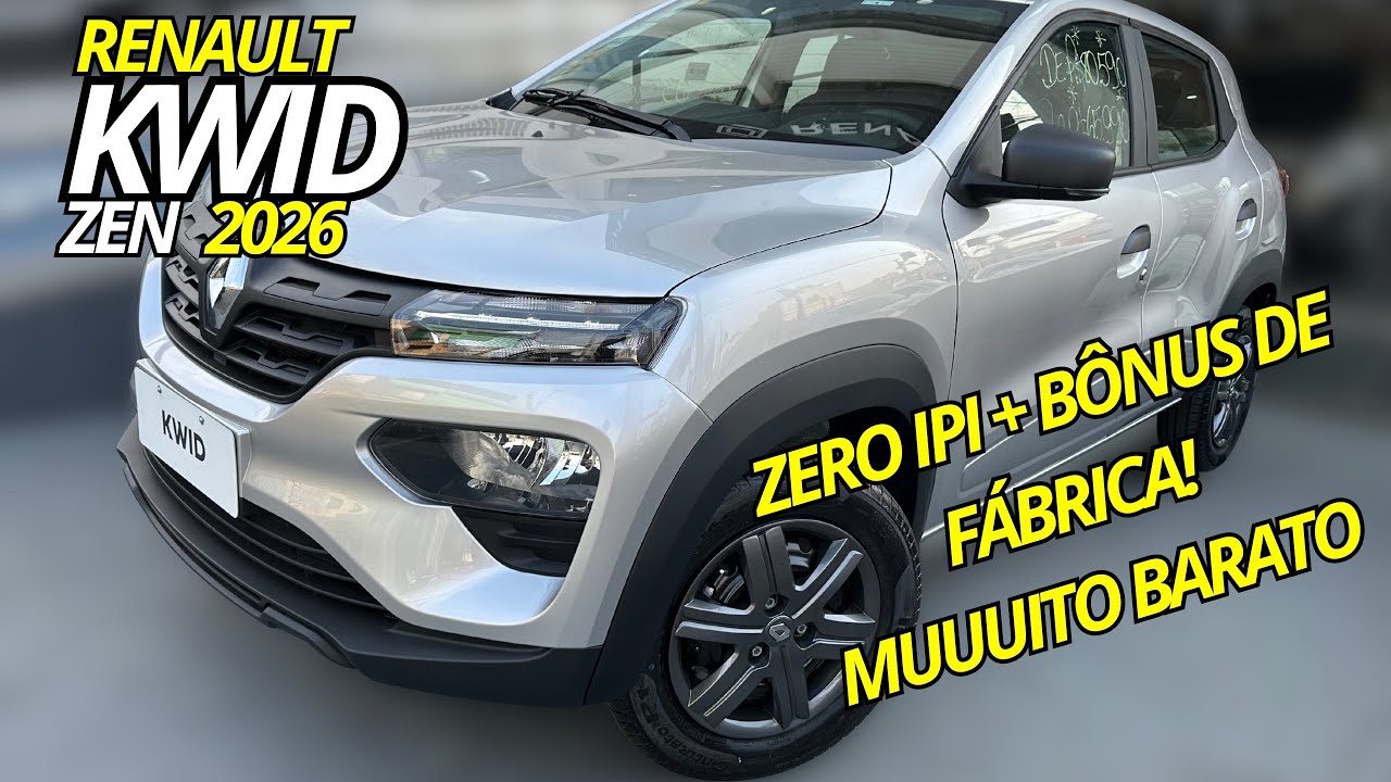 Novo Kwid Zen 2026 - NEM A BLACK FRIDAY ESPERAVA ESSA!