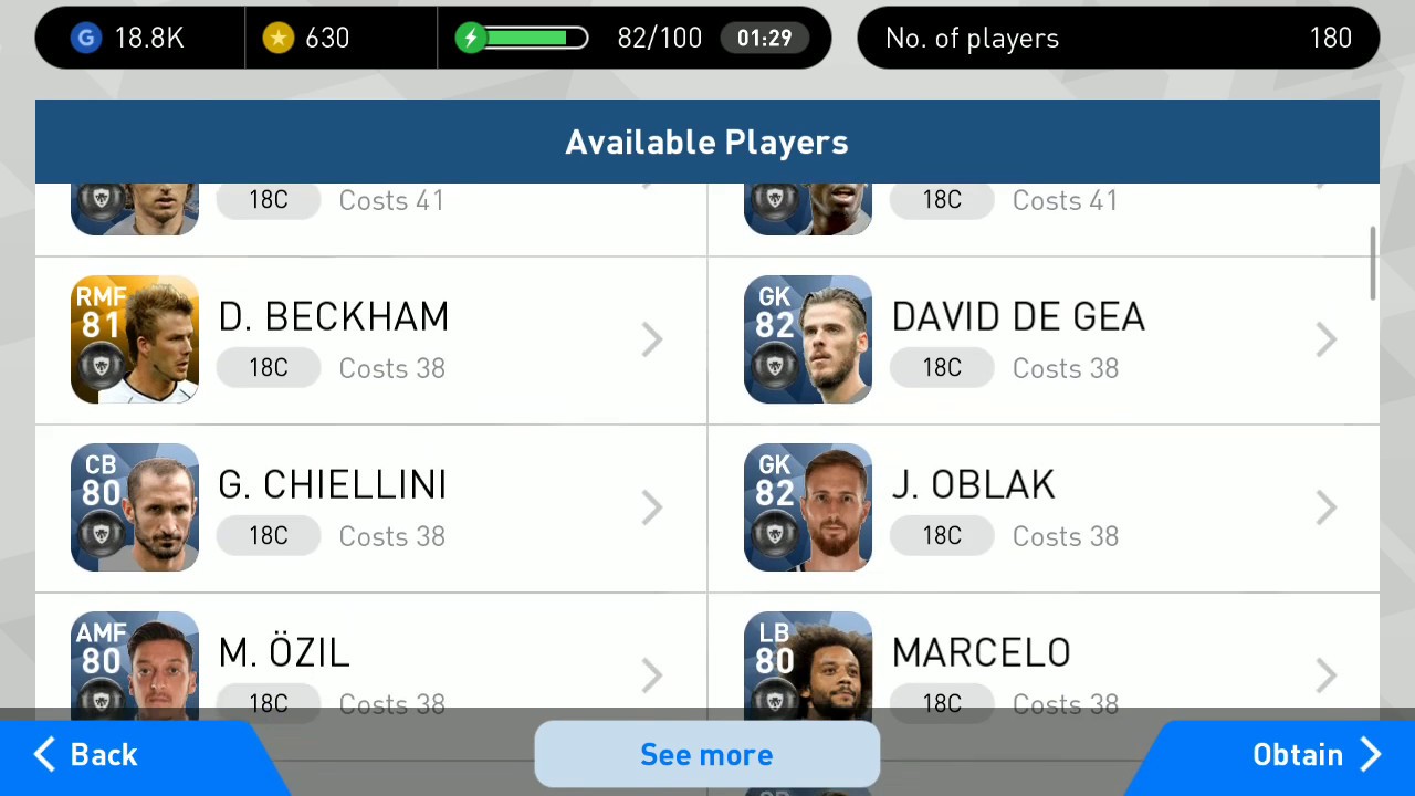 BEST OF PES 2018 180 STARS BOX DRAW
