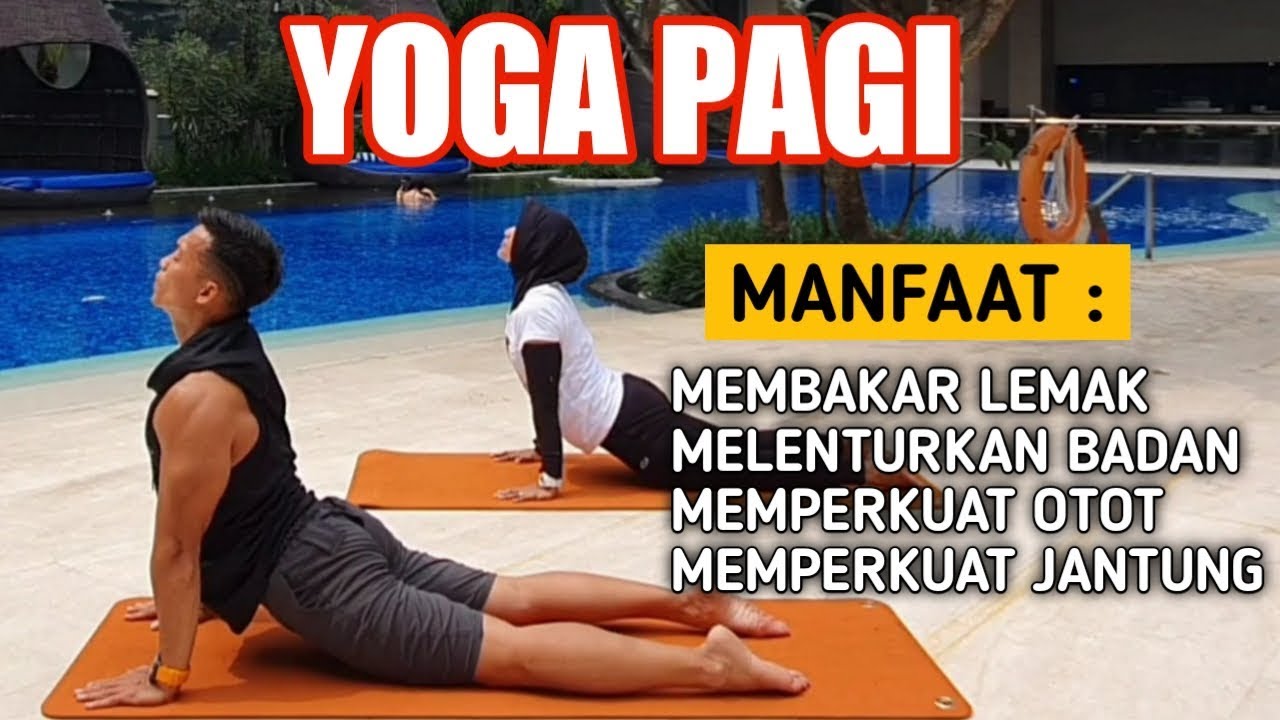 Senam pagi | yoga membakar lemak | mudah diikuti