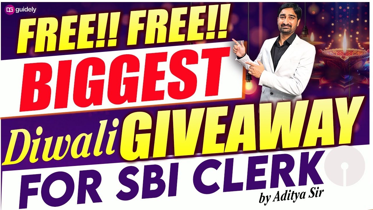 Biggest Diwali Giveaways for Bank Aspirants 🎆 | ये Diwali Selection वाली | FREE!!FREE | Aditya Sir