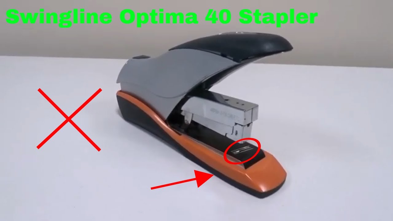 ✅  How To Use Swingline Optima 40 Stapler Review