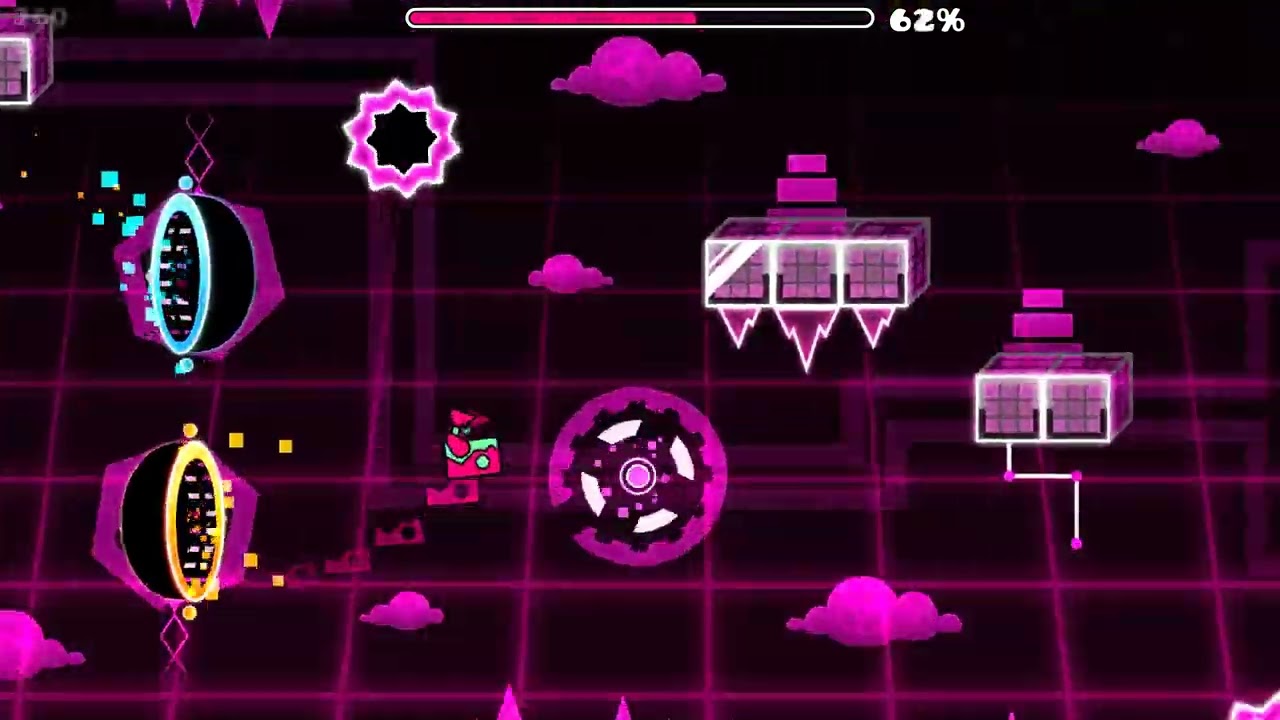 Destructible World by Shig (hard demon) 3 Coins - Geometry Dash