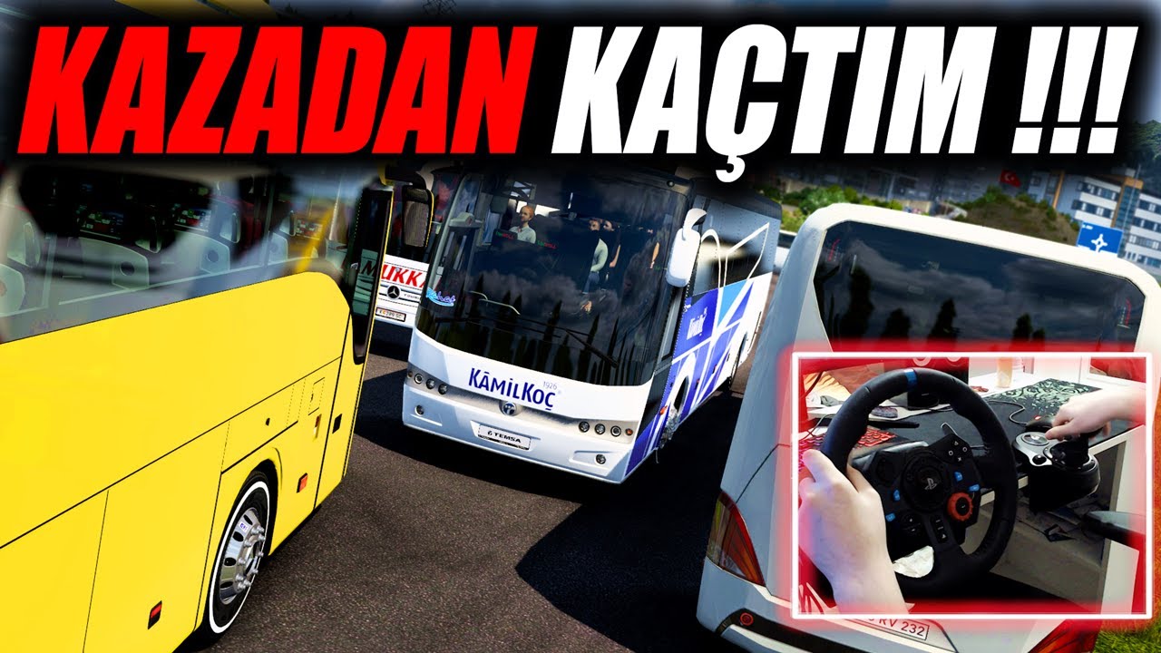 KAZA YAPIP KAÇTIM !!! HEM MUAVİN HEM ŞOFÖR OLDUM !!! ETS 2 MOD 1.43 [ Logitech G29 ]