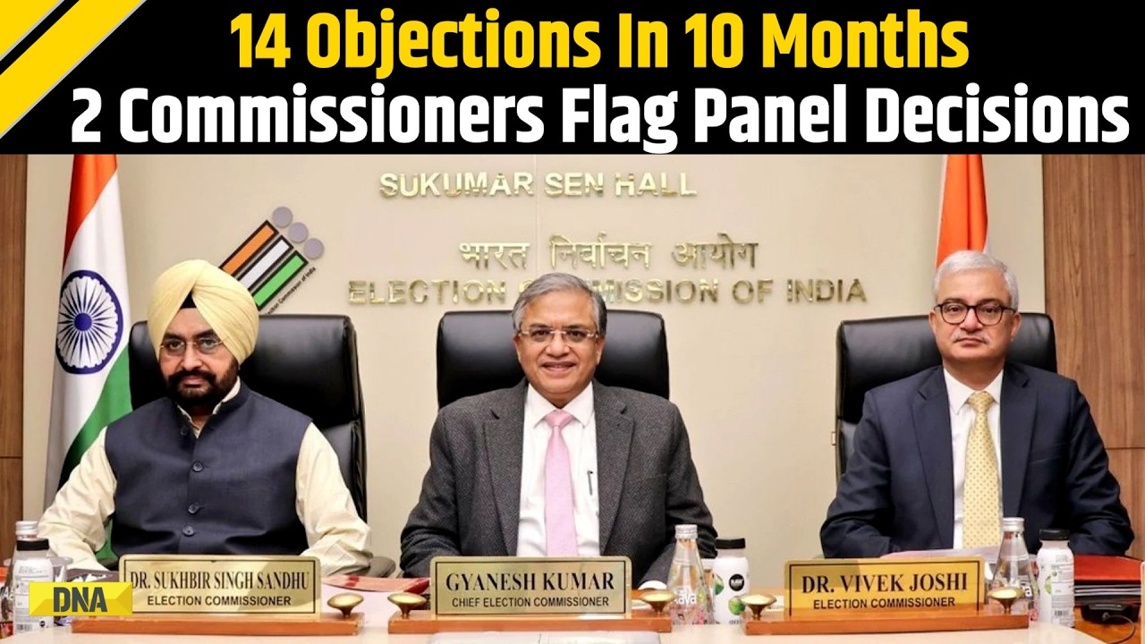 Election Commission News: 14 Times In 10 Months, Two ECs Objected On Record To Poll Steps