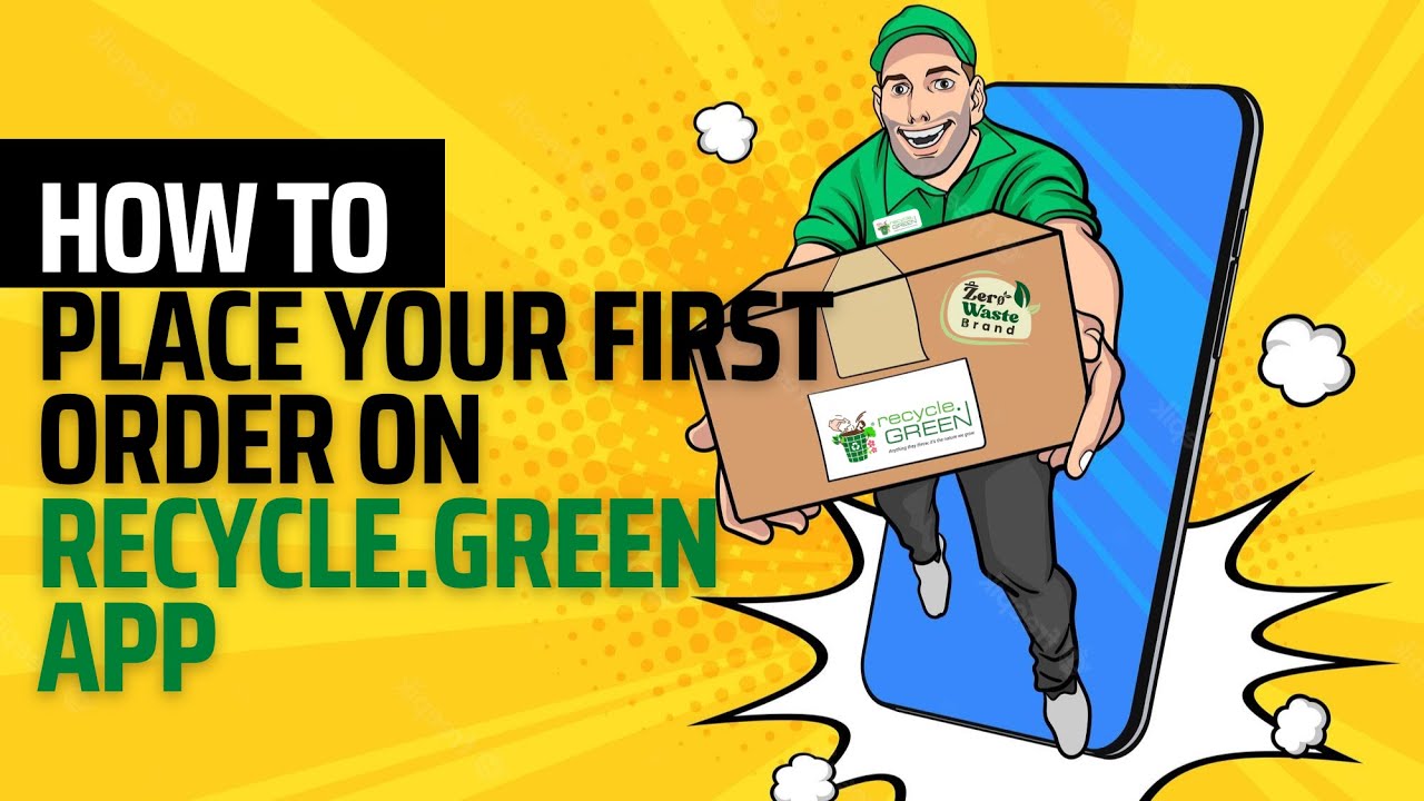How to place your first order on Recycle.Green App | PayByWaste | Eco-Friendly Products | Zero Waste