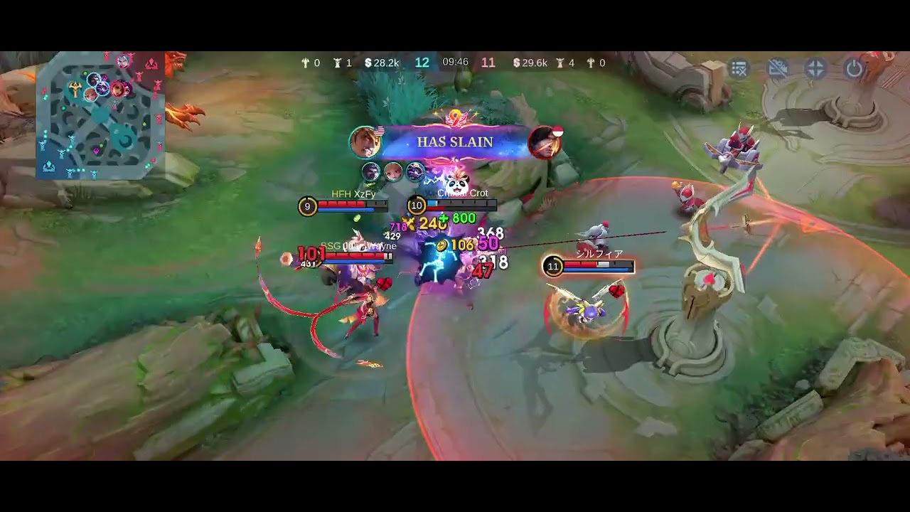 Gatot Kaca Gameplay, STACK THUNDERBELT 50++ dirasuki Angela anti recall pantang mundur