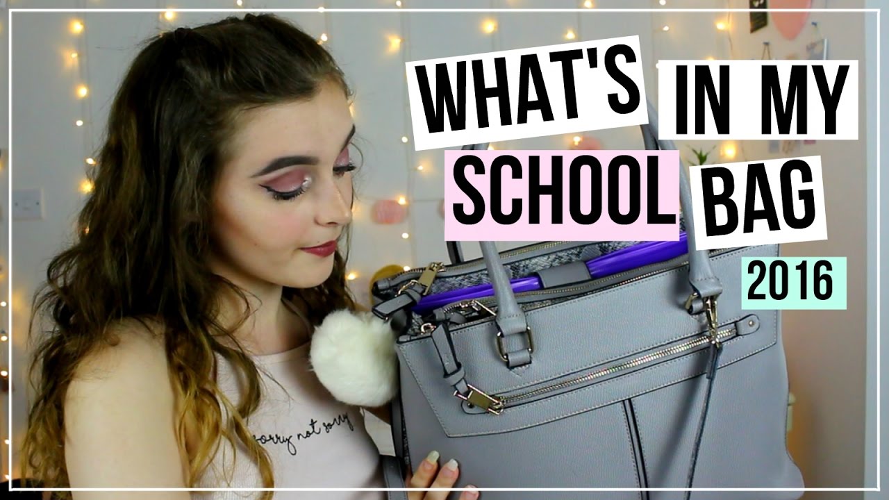 What's in my school bag? 2016♡