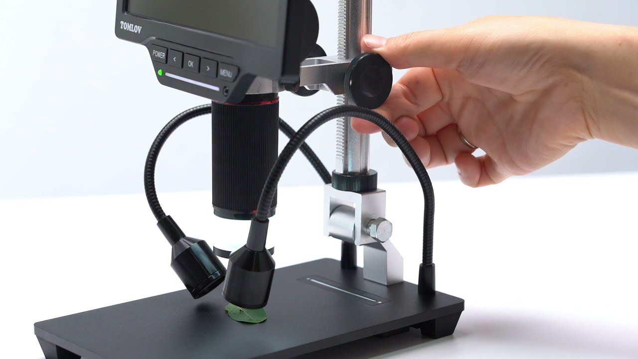 How to Installate and Adjust Tomlov DM201 Microscope within 2 Mins ?