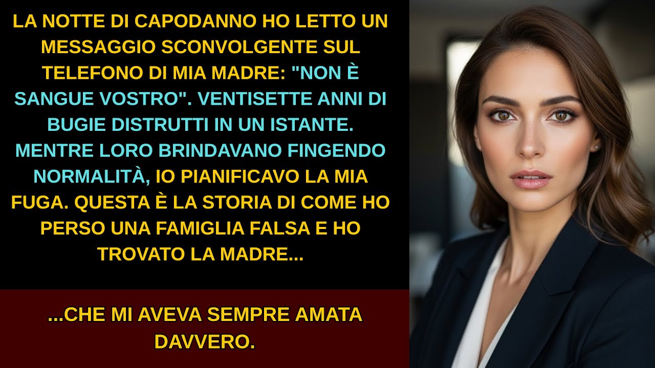 NELL'ANNO NUOVO, LA MIA FAMIGLIA ha fatto finta di nulla—io avevo già chiuso il cuore.