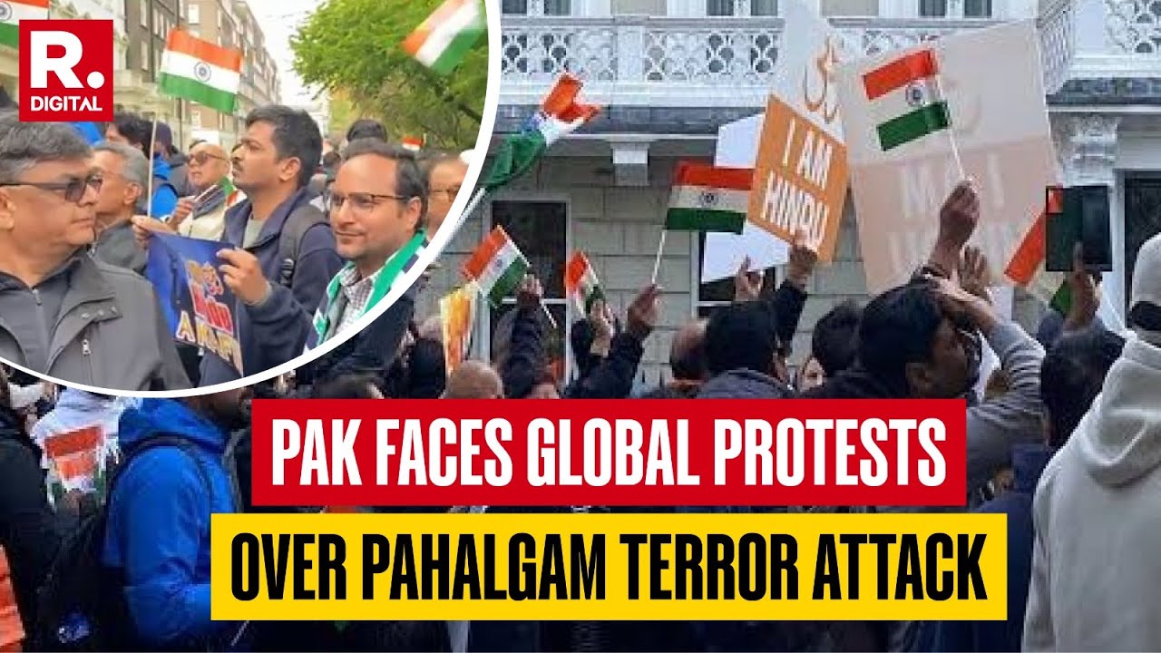 Protests Against PAKISTAN In London As Indian Diaspora Demand Accountability | Kashmir Terror Attack