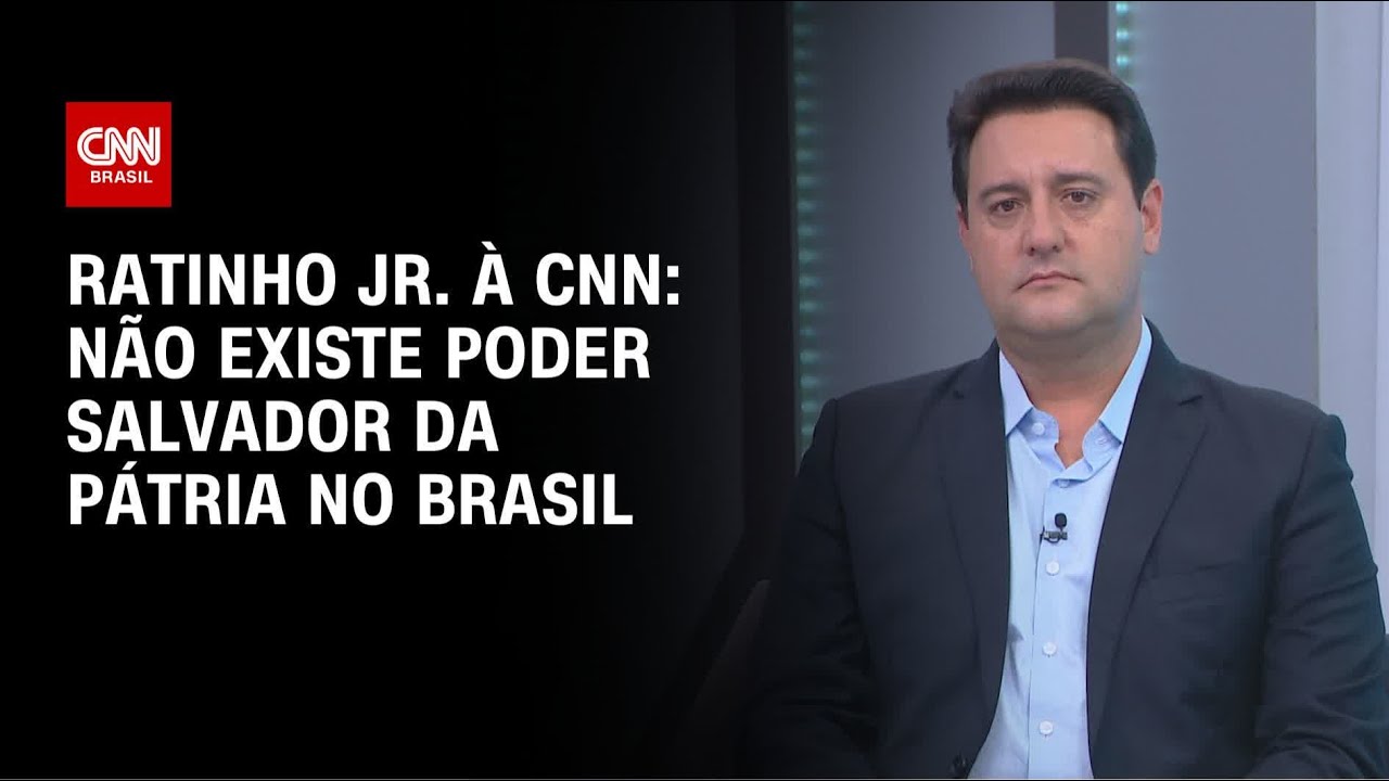 Ratinho Jr. à CNN: Não existe Poder salvador da pátria no Brasil | CNN 360º